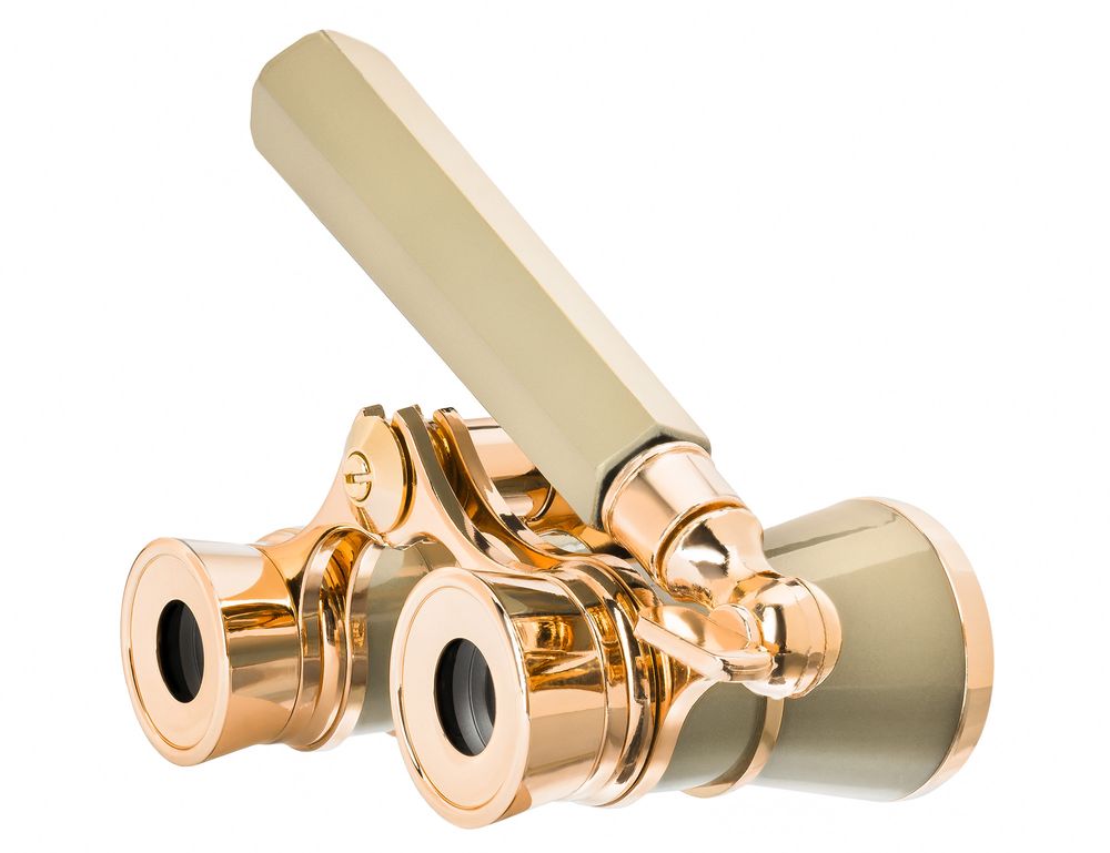 Театральный бинокль-лорнет Broadway 325E, золотистый / Миниатюра WWW (1000)