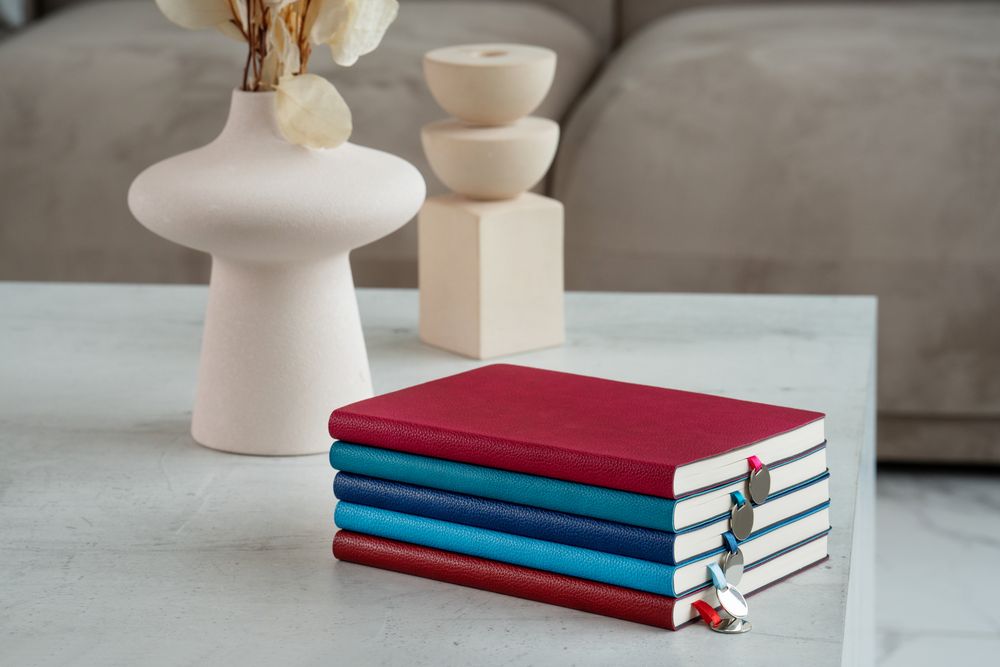 Ежедневник Lafite, недатированный, бирюзовый / Миниатюра WWW (1000)