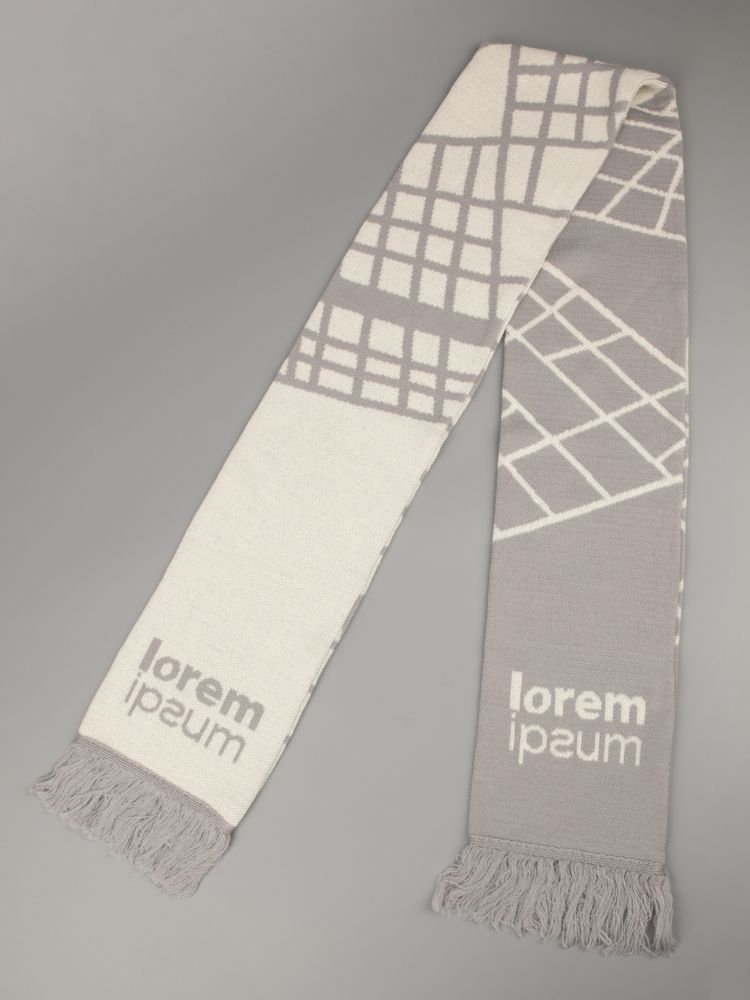 Шарф на заказ Tricksy Classic Fint, M, полушерсть / Миниатюра WWW (1000)