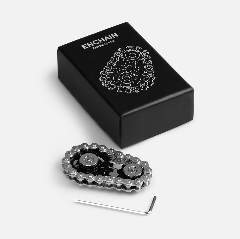 Антистресс Enchain, серебристый / Миниатюра WWW (1000)