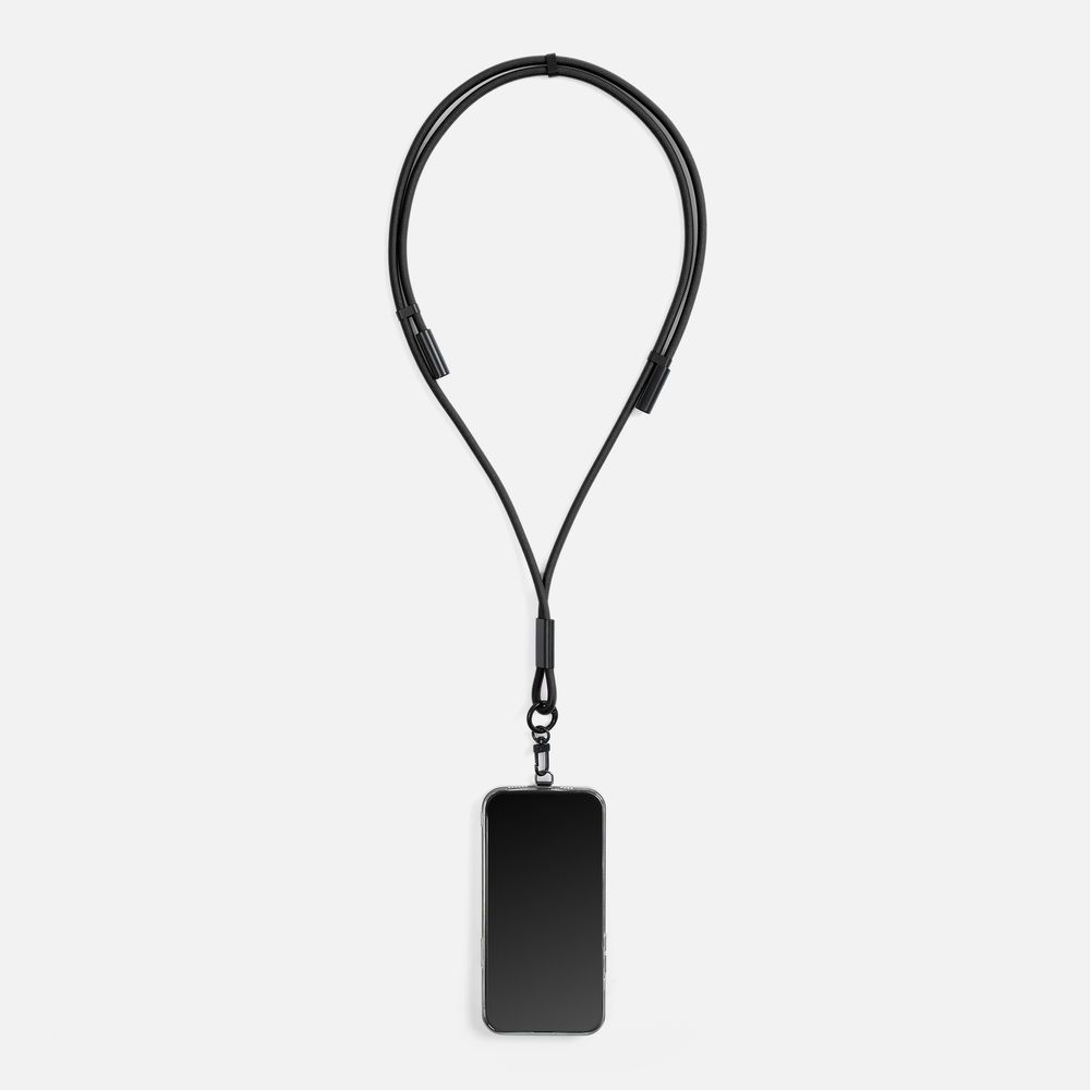 Кабель-ланьярд energyFlex Power Delivery 60 Вт, черный / Миниатюра WWW (1000)