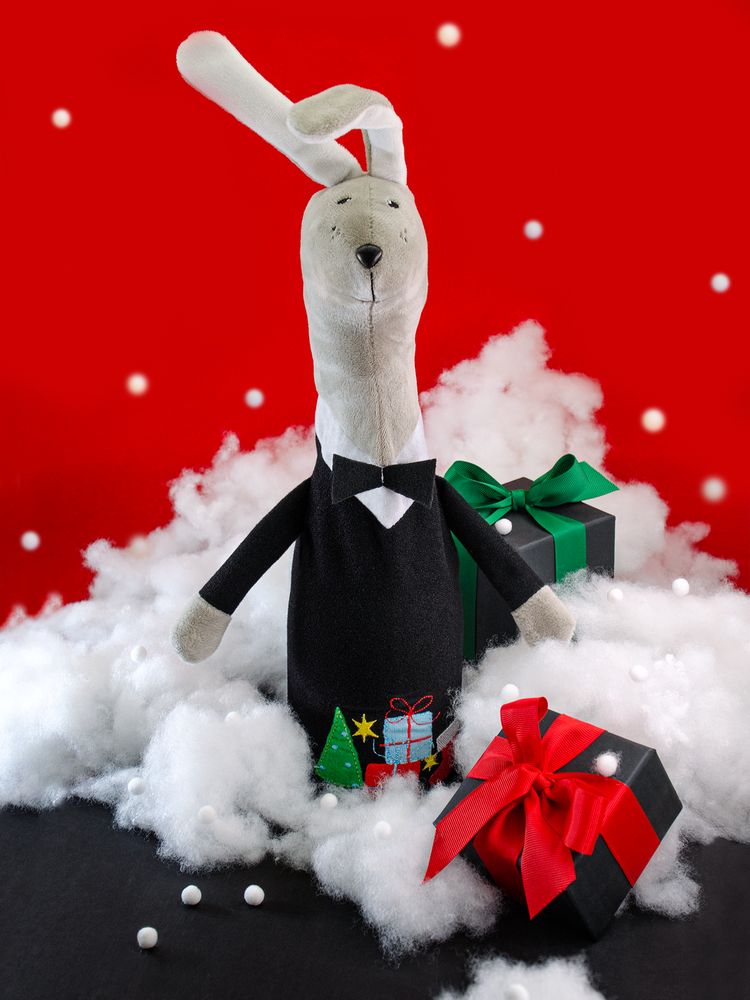 Чехол на бутылку Mr Bunnister / Миниатюра WWW (1000)