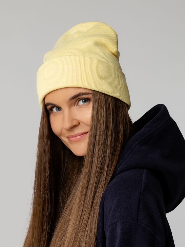 Шапка Real Talk, светло-желтая (нарцисс) / Миниатюра WWW (1000)