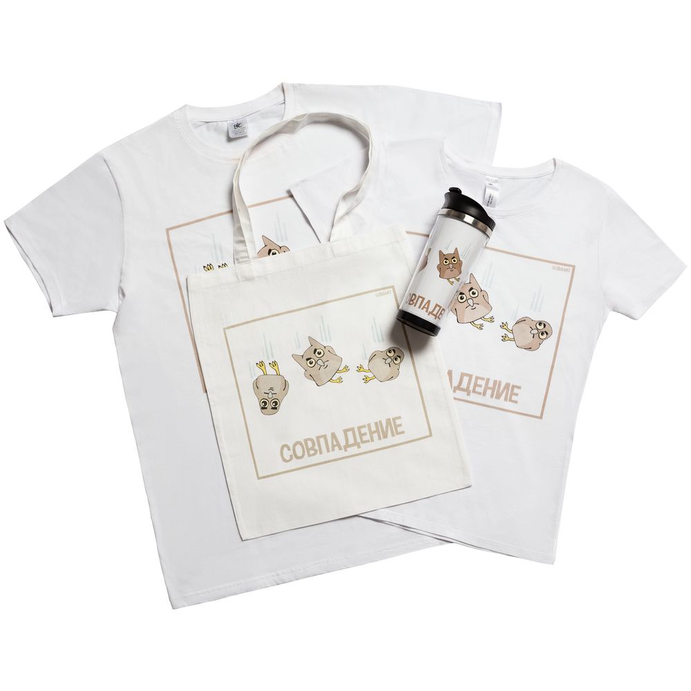 Футболка женская «Совпадение», белая / Миниатюра WWW (1000)