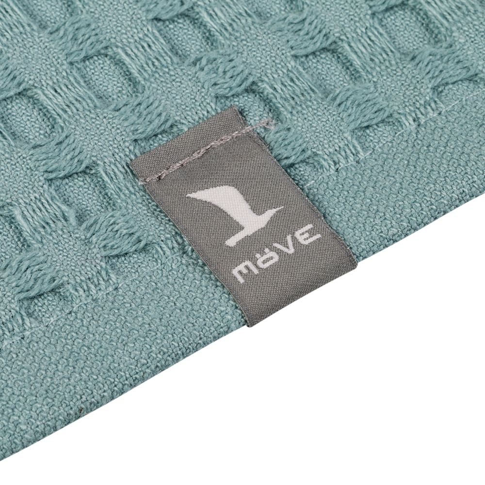 Полотенце вафельное Piquee, среднее, голубое / Миниатюра WWW (1000)