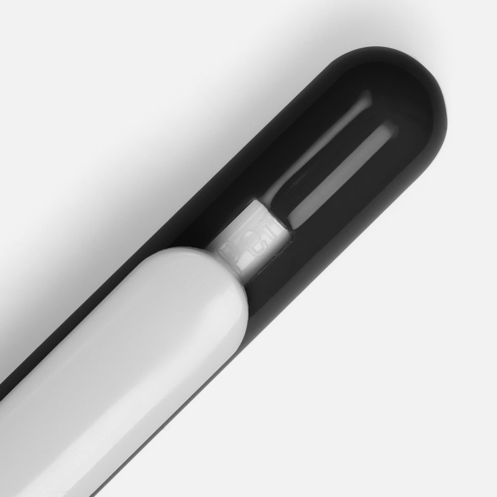 Ручка шариковая Swiper, черная с белым / Миниатюра WWW (1000)