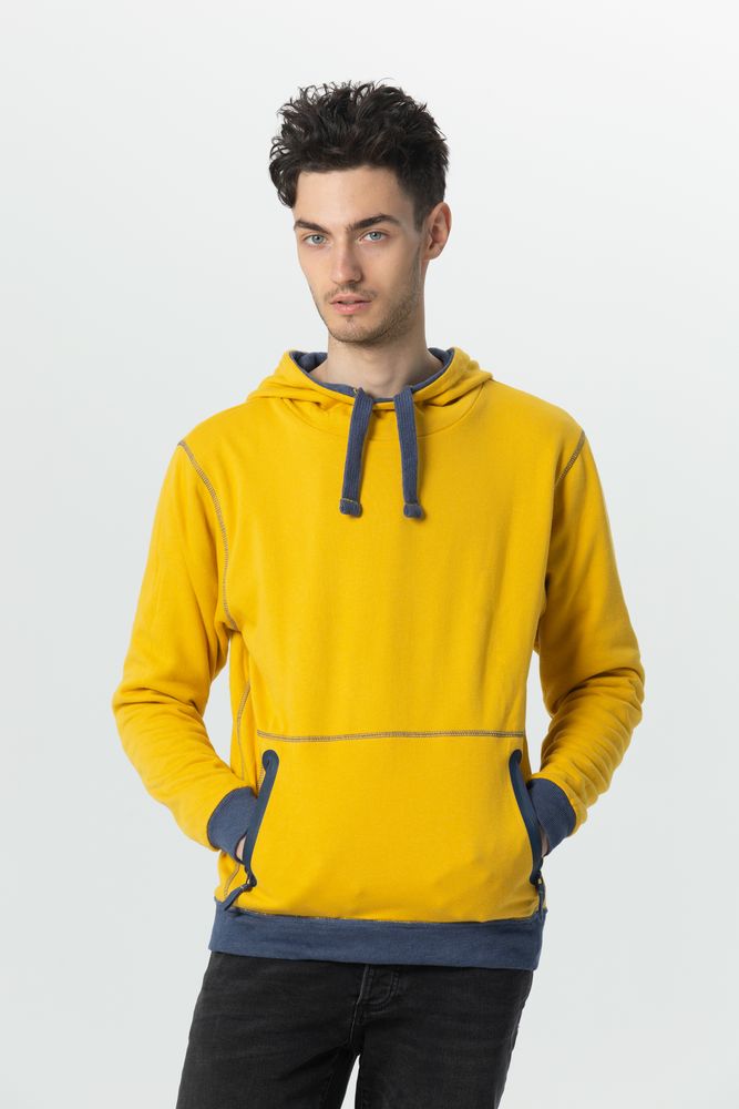 Двусторонняя толстовка Revers, синяя с желтым / Миниатюра WWW (1000)