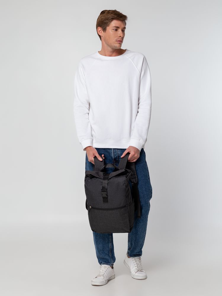 Рюкзак Packmate Roll, черный / Миниатюра WWW (1000)