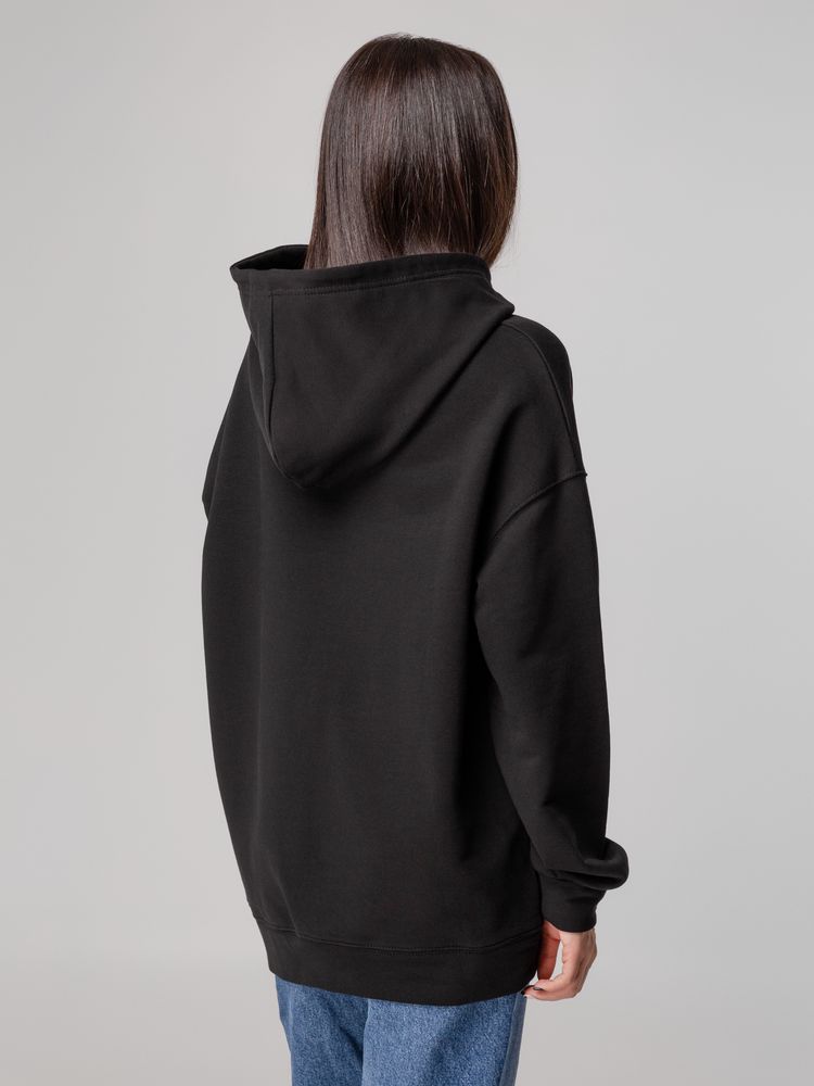 Худи оверсайз унисекс Outshine, черное / Миниатюра WWW (1000)