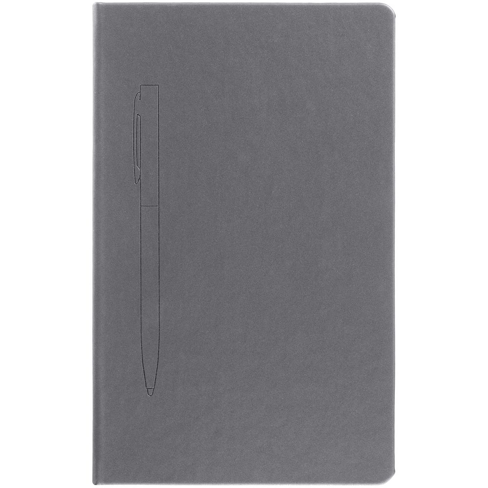 Ежедневник Magnet Shall, недатированный, серый / Миниатюра WWW (1000)