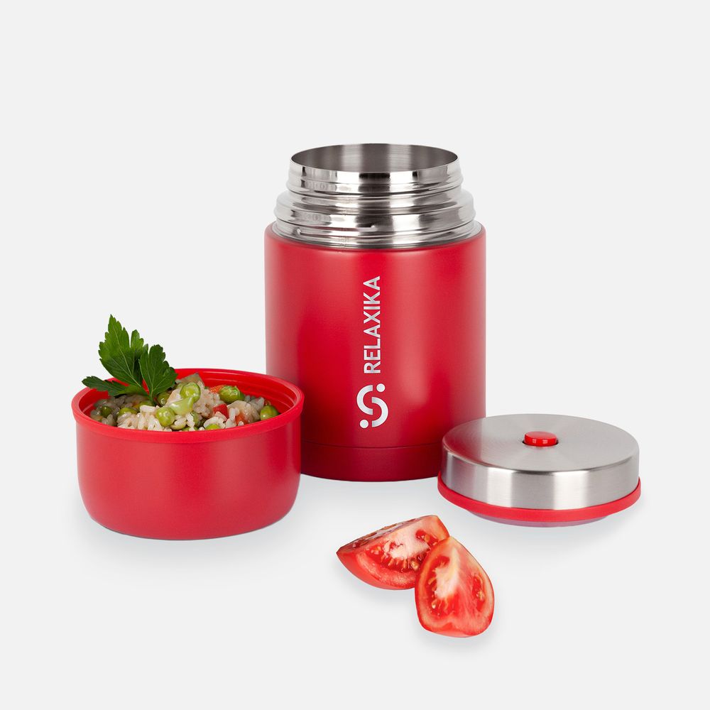 Термос для еды Relaxika 700, красный / Миниатюра WWW (1000)
