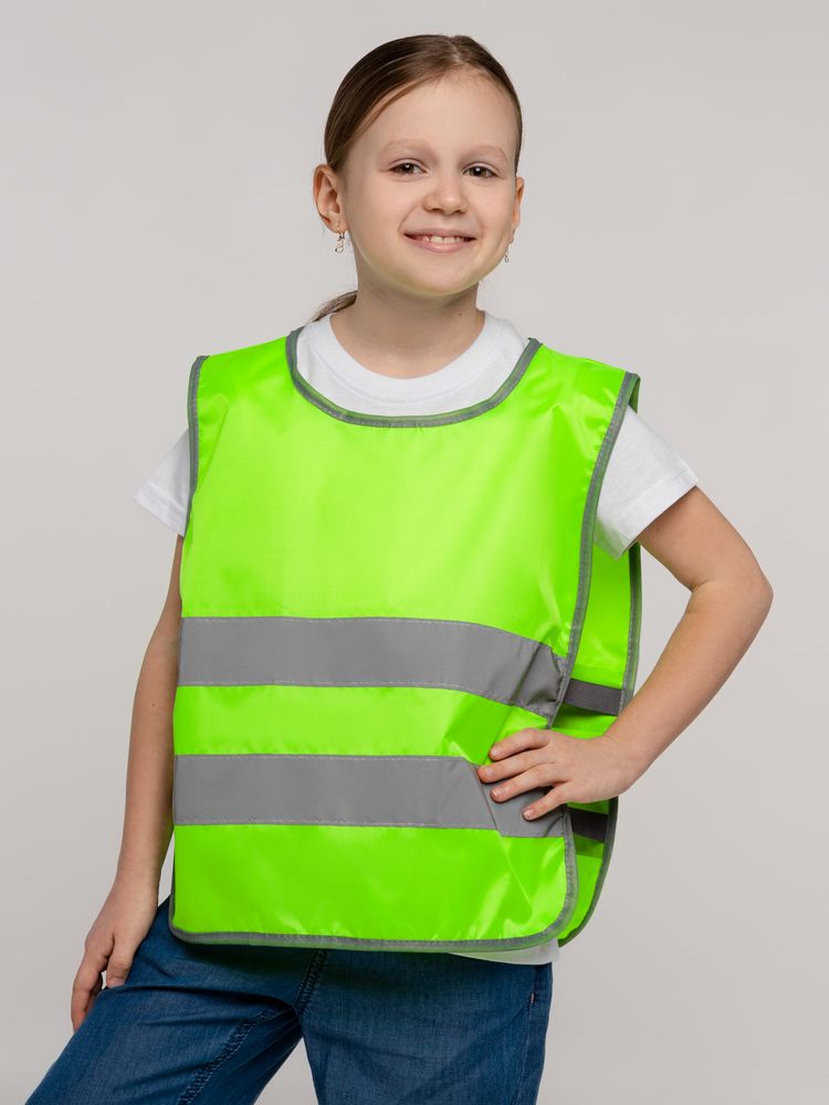 Жилет светоотражающий детский Spotlight, желтый неон / Миниатюра WWW (1000)