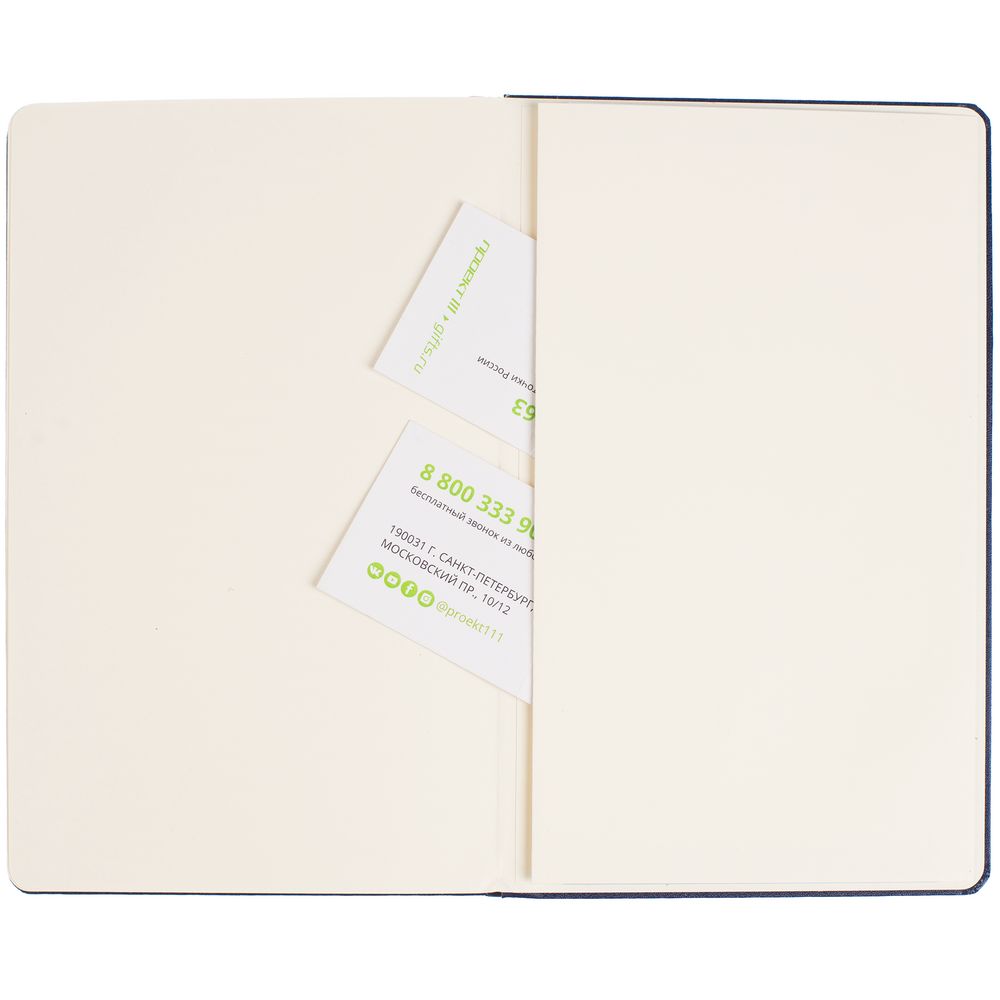 Ежедневник Classic, недатированный, синий / Миниатюра WWW (1000)