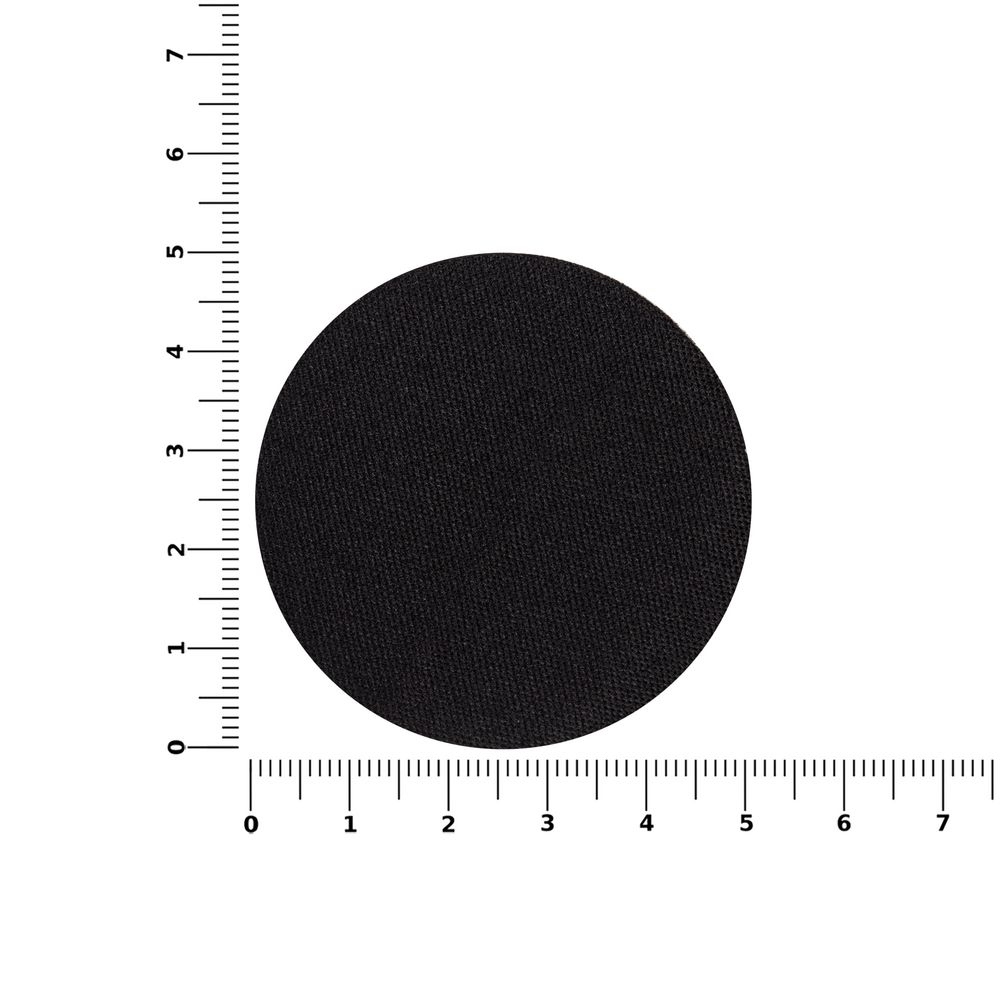 Наклейка тканевая Lunga Round, M, черная / Миниатюра WWW (1000)
