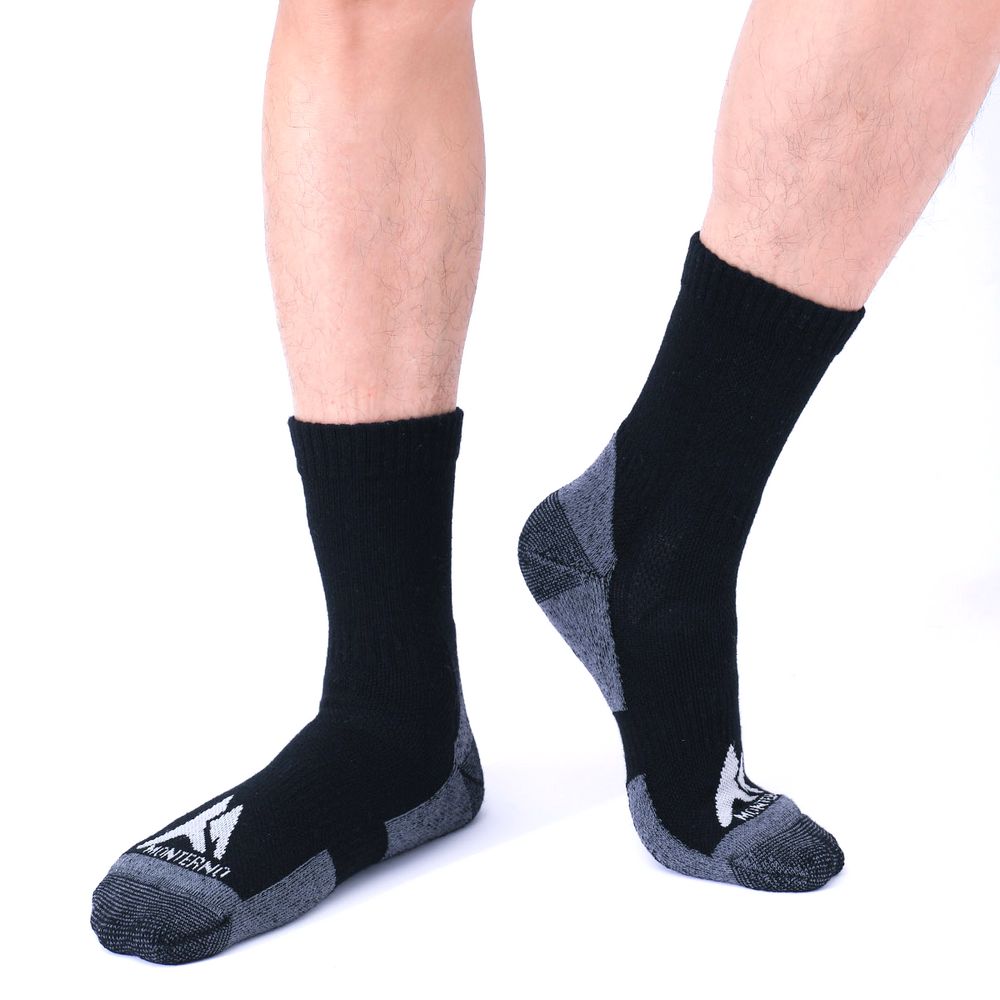 Набор из 2 пар термоносков Monterno Sport, черный и белый / Миниатюра WWW (1000)