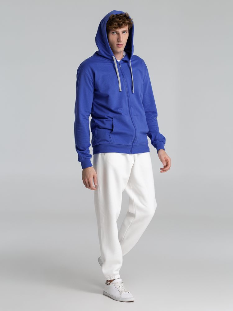 Толстовка с капюшоном на молнии Unit Siverga, ярко-синяя / Миниатюра WWW (1000)