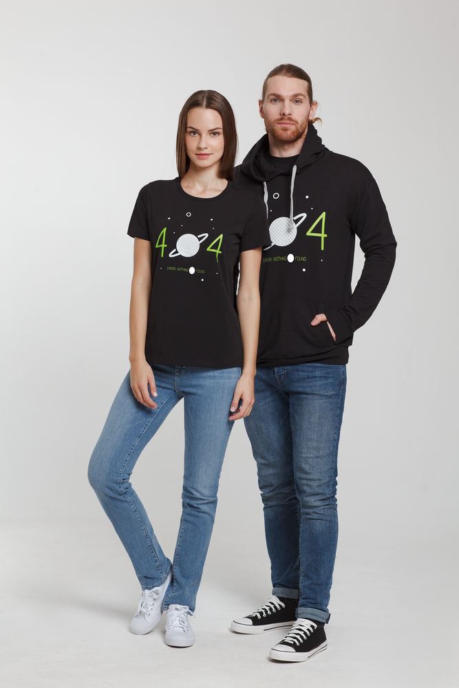 Футболка женская Nothing Found, черная / Миниатюра WWW (1000)