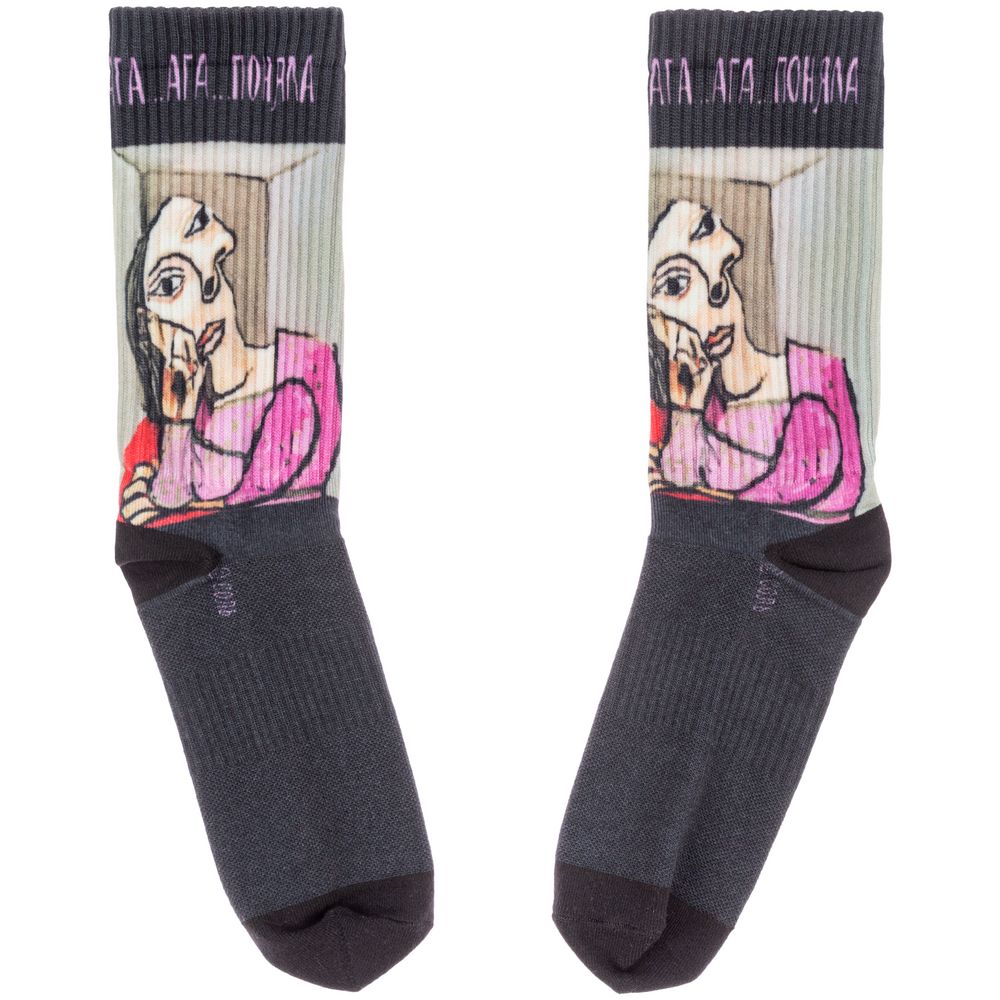 Носки «Ага... Ага... Поняла» / Миниатюра WWW (1000)