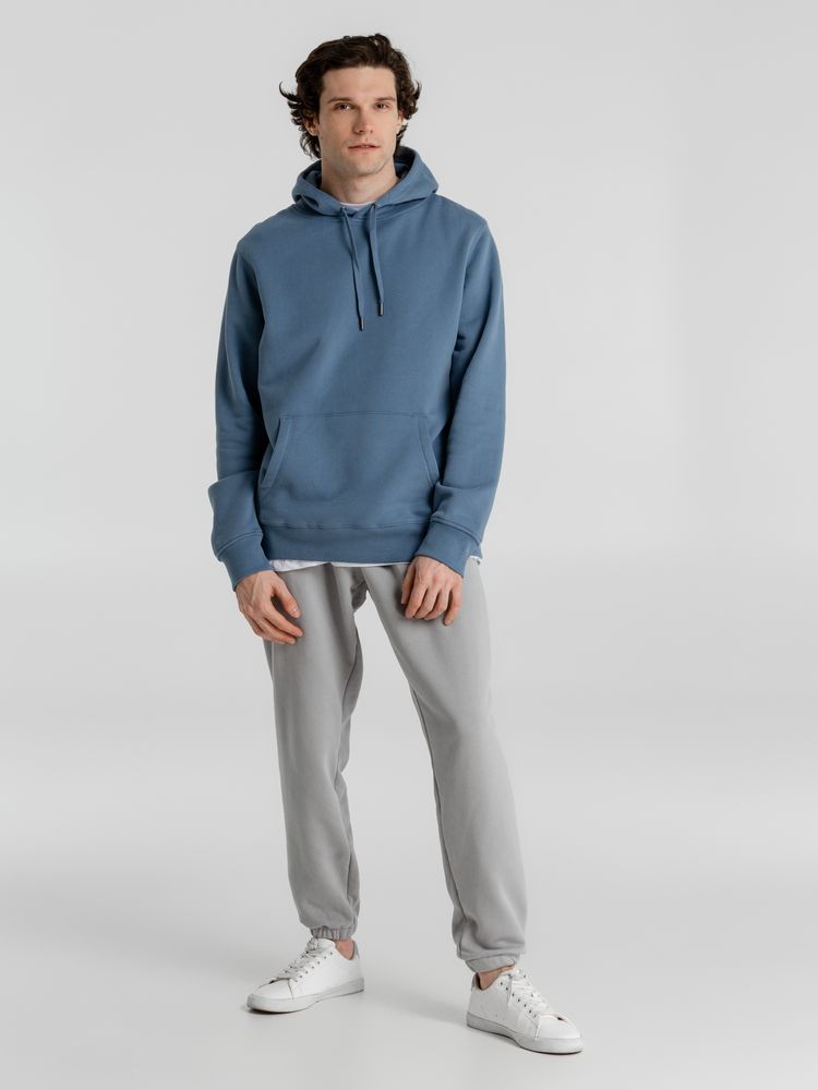 Толстовка с капюшоном унисекс King, серо-синяя / Миниатюра WWW (1000)