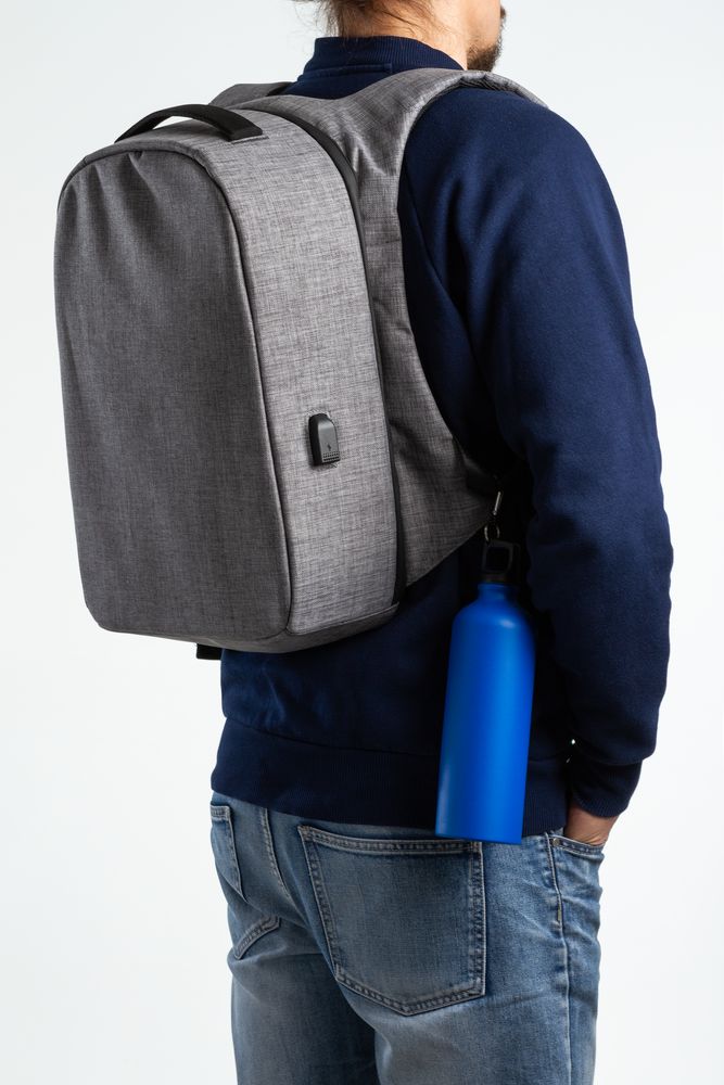 Бутылка для воды Al, синяя / Миниатюра WWW (1000)