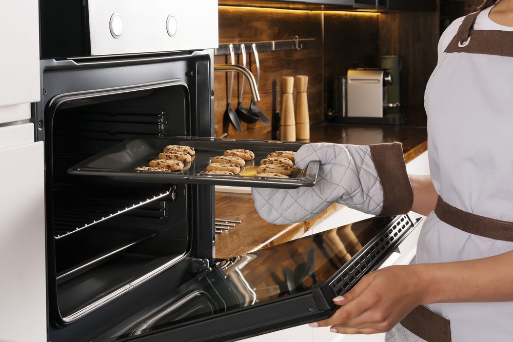 Прихватка-рукавица Keep Palms, бежевая / Миниатюра WWW (1000)