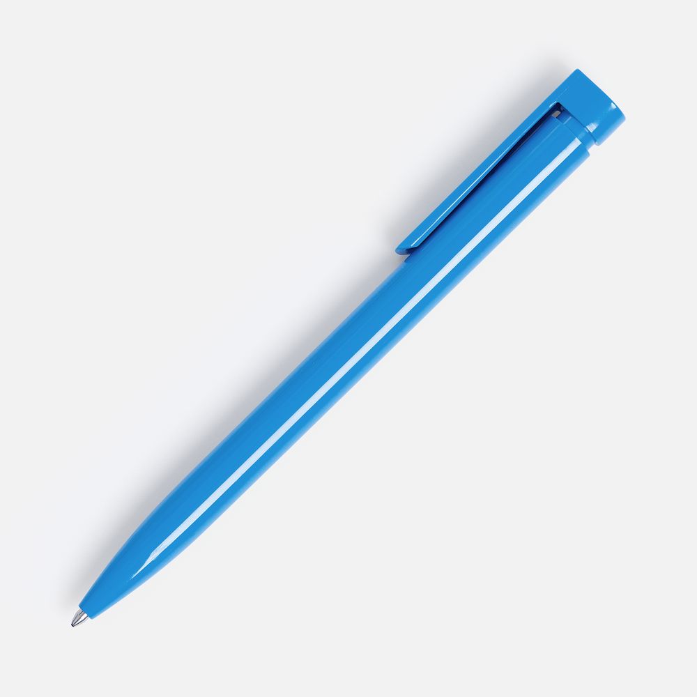 Ручка шариковая Liberty Polished, голубая / Миниатюра WWW (1000)