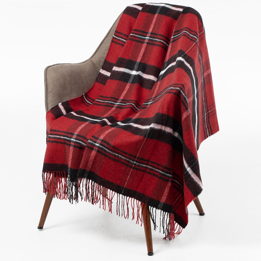 Плед London, красно-черный / Миниатюра WWW (1000)