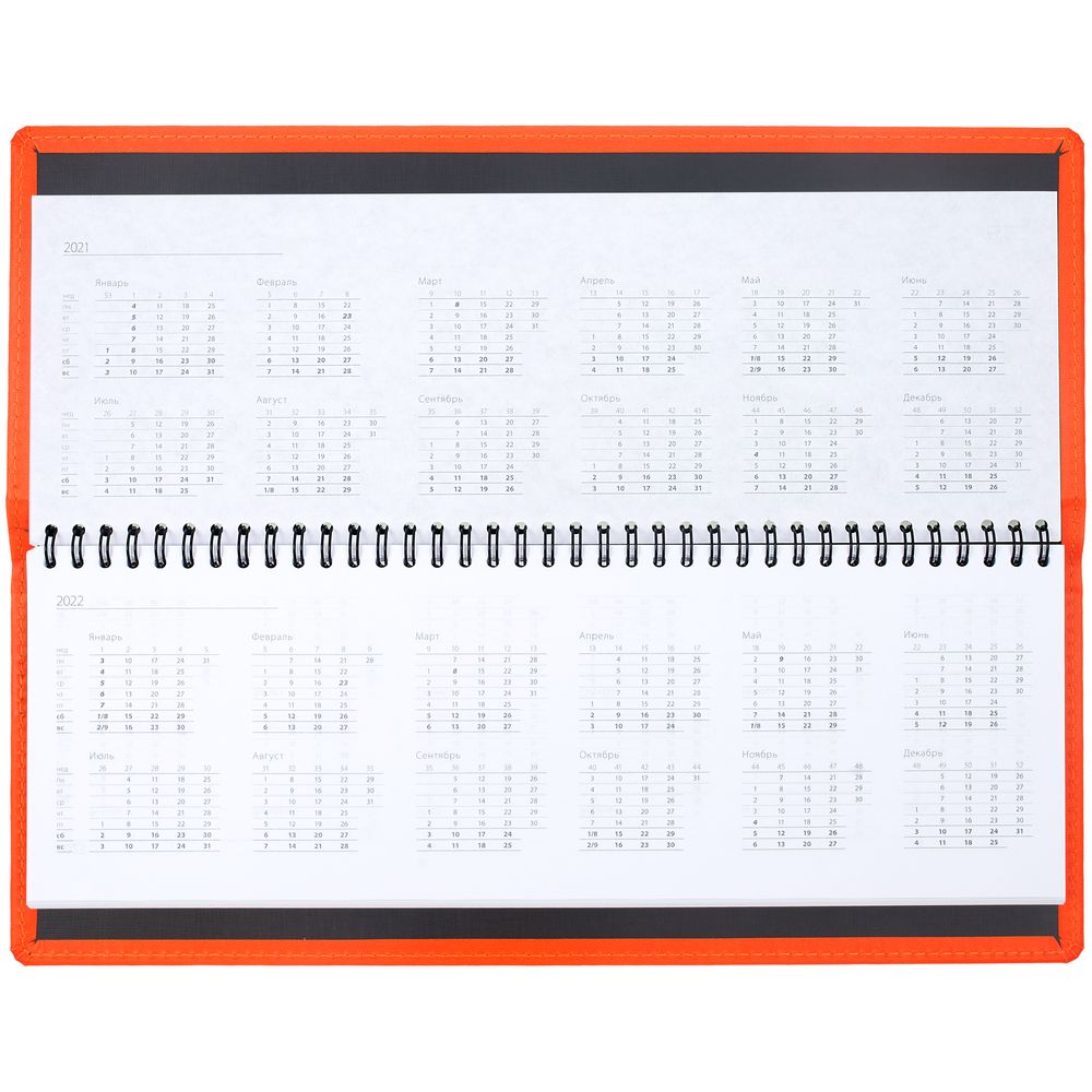 Планинг Latte, недатированный, оранжевый / Миниатюра WWW (1000)