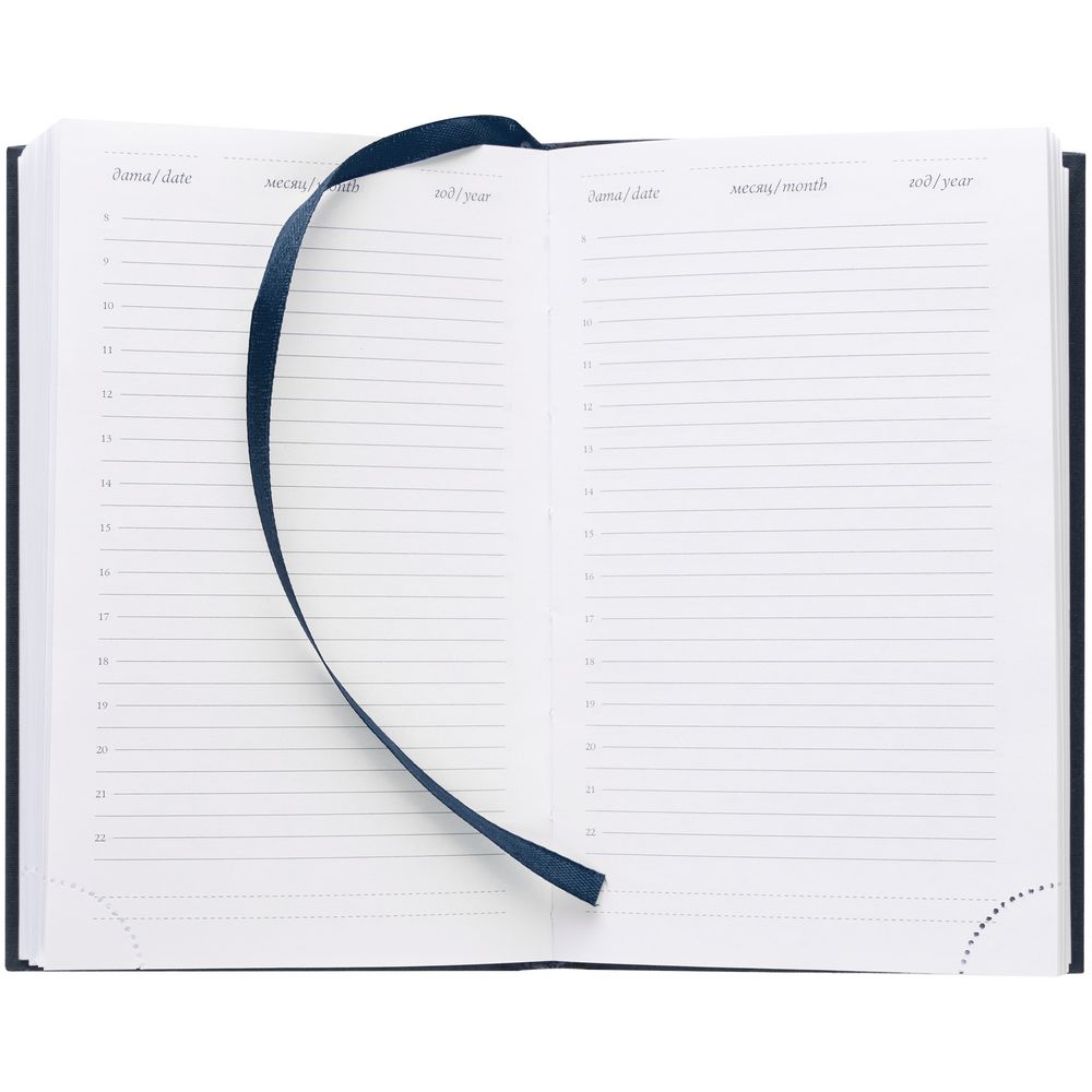 Ежедневник Lotus Mini, недатированный, синий / Миниатюра WWW (1000)
