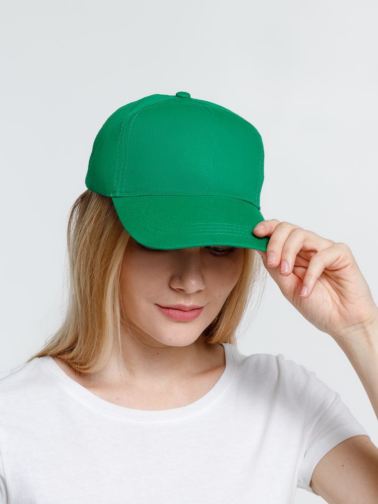 Бейсболка Promo, зеленая / Миниатюра модельного (1000)