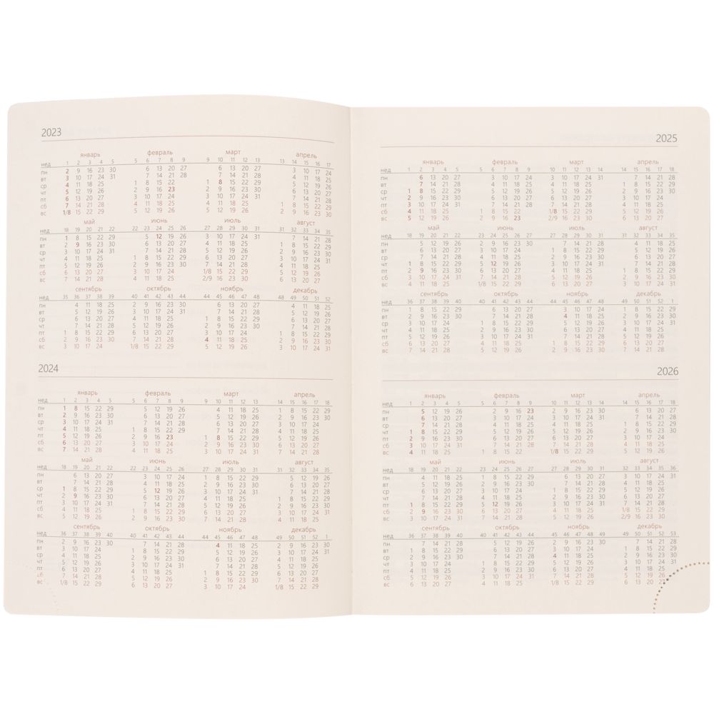 Ежедневник Capital, недатированный, черный / Миниатюра WWW (1000)