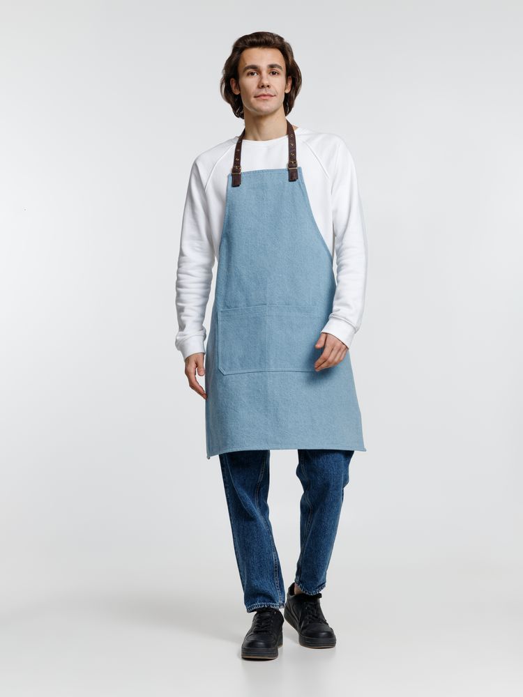 Фартук Denim Team, голубой / Миниатюра модельного (1000)