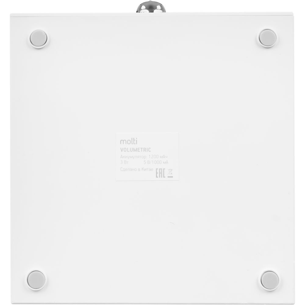 Bluetooth-колонка с подсветкой Volumetric, белая / Миниатюра WWW (1000)