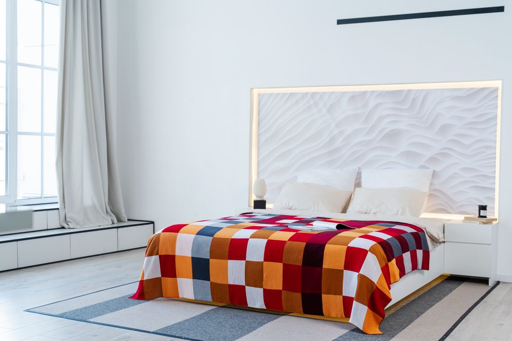 Плед Farbe, бордовый / Миниатюра WWW (1000)