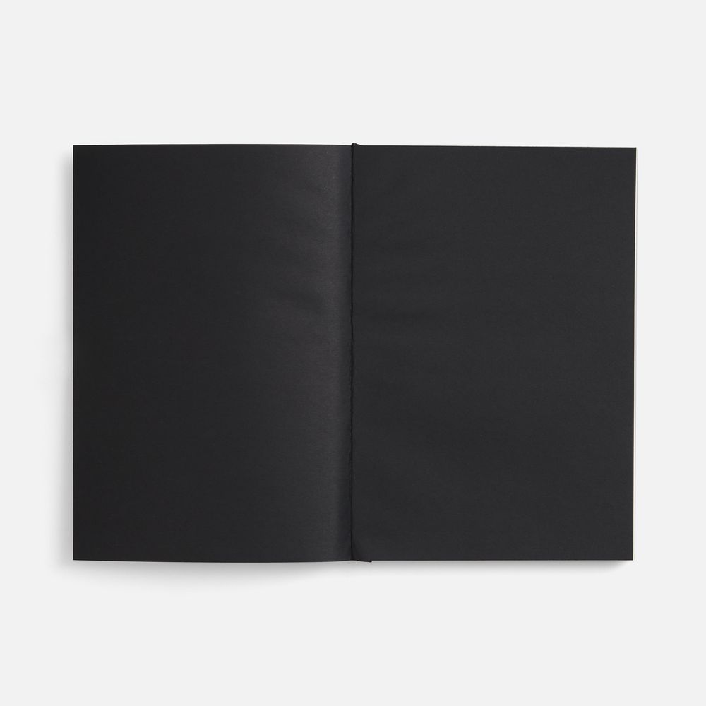 Ежедневник Flat, недатированный, черный / Миниатюра WWW (1000)