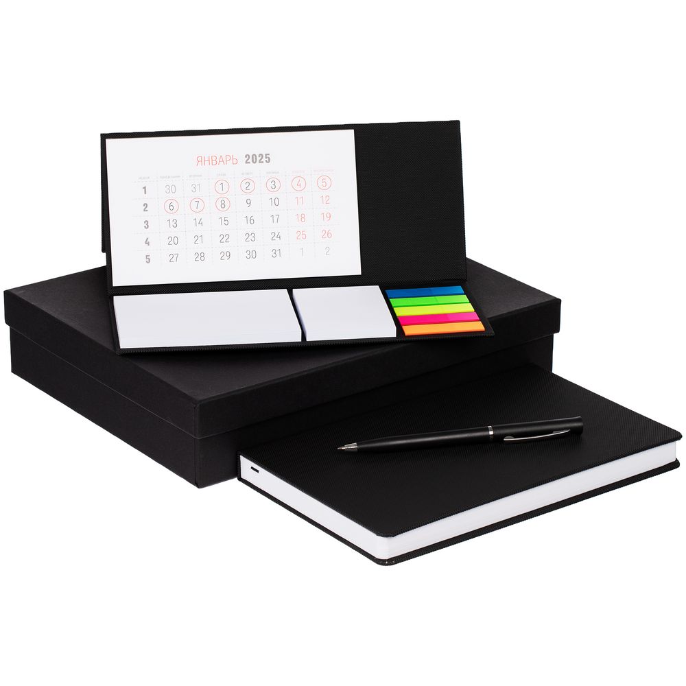 Набор Grade с календарем, черный / Миниатюра WWW (1000)