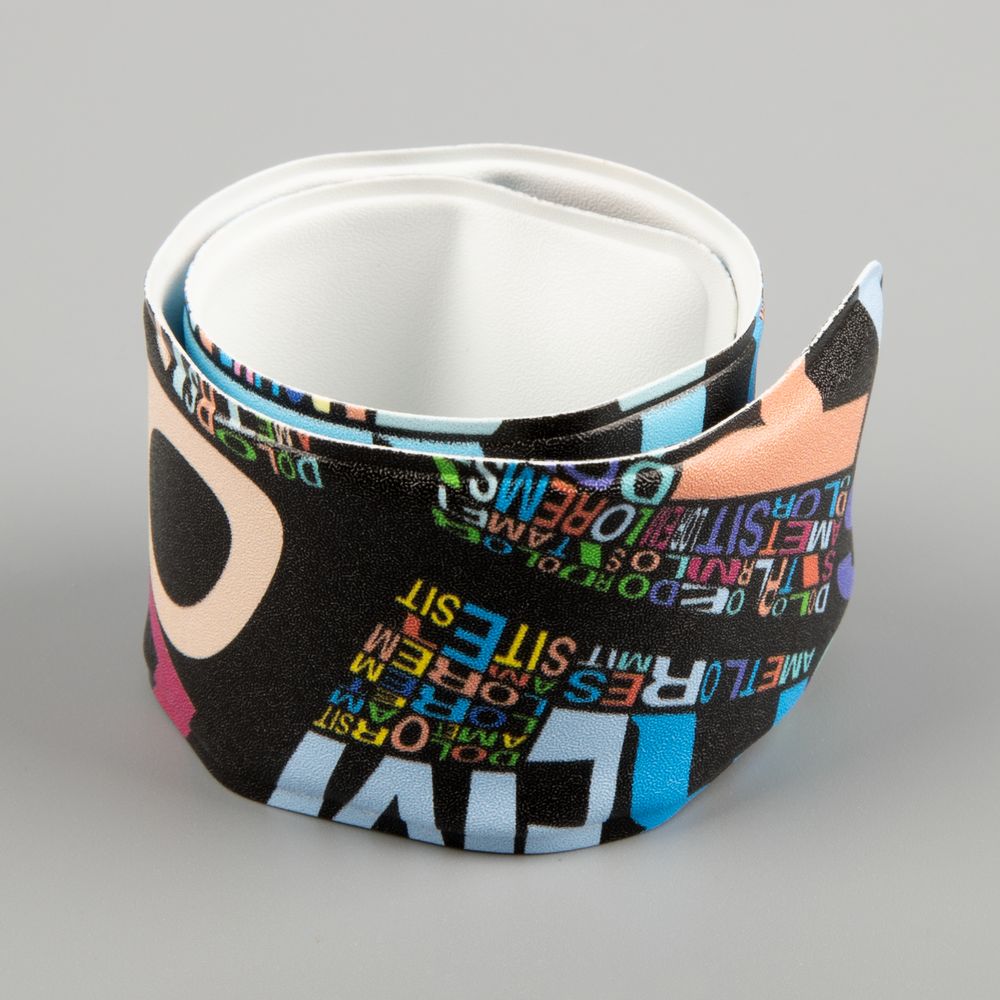 Браслет Slap с печатью на заказ / Миниатюра WWW (1000)