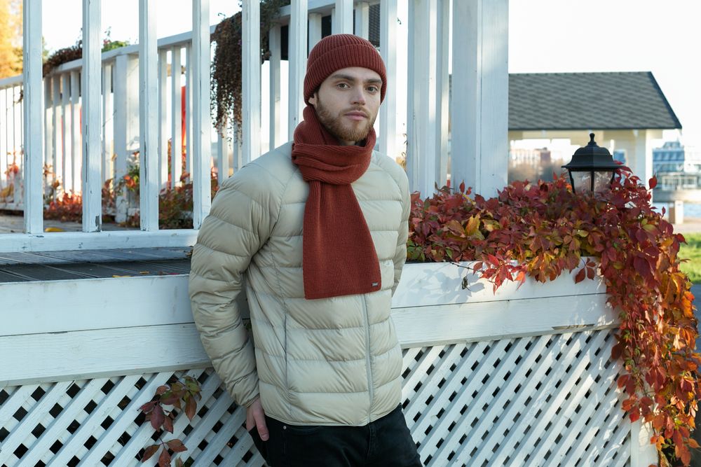 Шапка Bernard, коричневая (терракота) / Миниатюра WWW (1000)