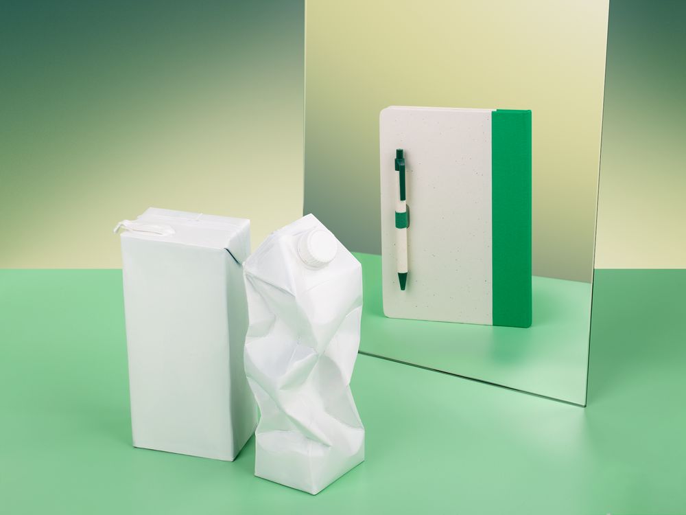 Ручка шариковая MilkMake, зеленая / Миниатюра имиджевого (1000)