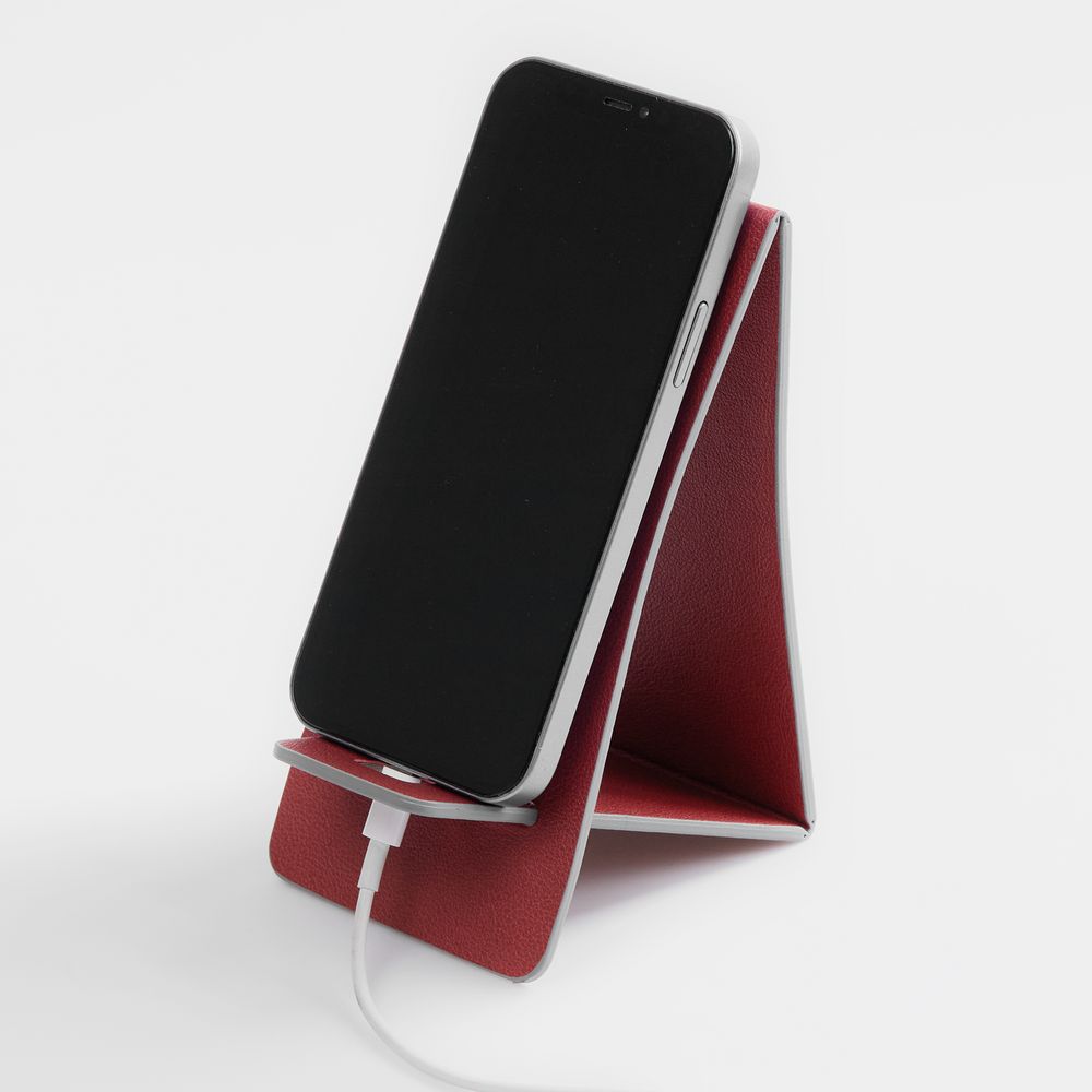 Подставка для телефона Petrus, красная / Миниатюра WWW (1000)