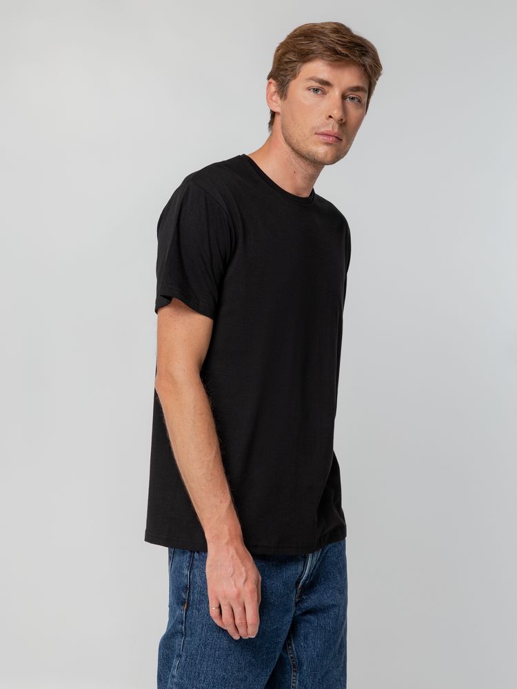 Футболка унисекс T-bolka 140, черная / Миниатюра WWW (1000)