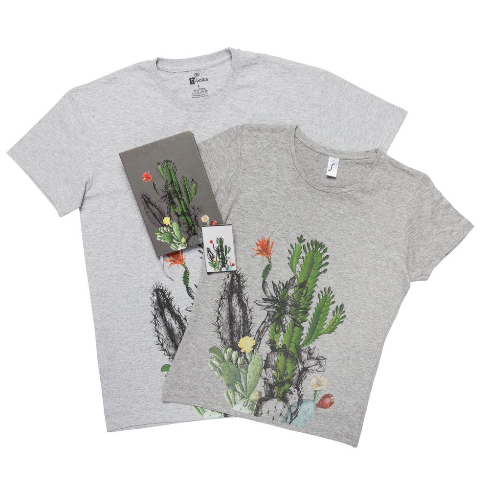 Футболка женская «Жажда жизни», серый меланж / Миниатюра WWW (1000)