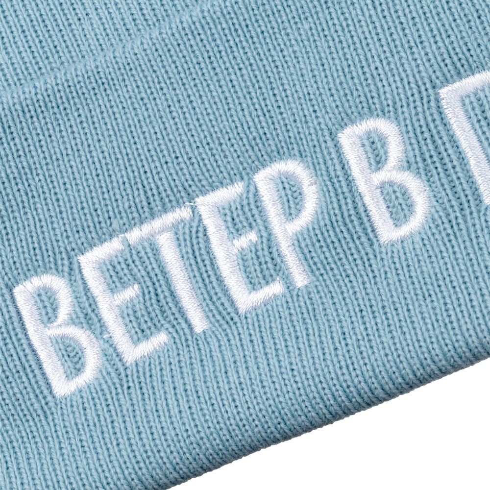 Шапка «Ветер в голове», голубая / Миниатюра WWW (1000)