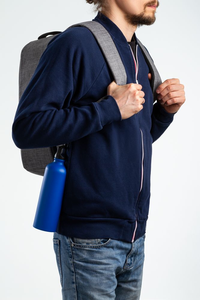 Бутылка для воды Al, синяя / Миниатюра WWW (1000)