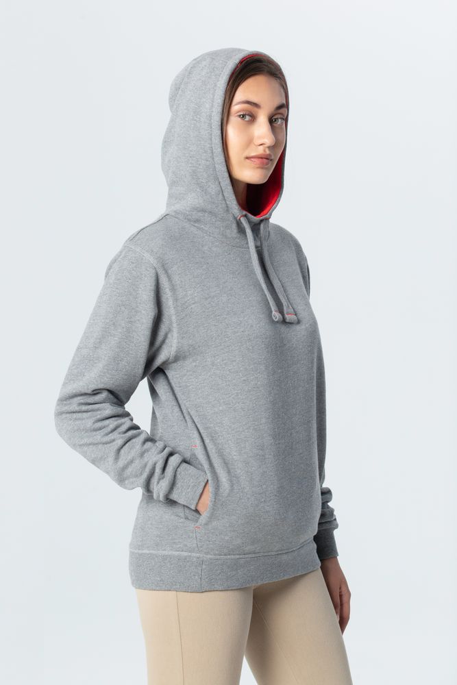 Двусторонняя толстовка Revers, серая с красным / Миниатюра WWW (1000)