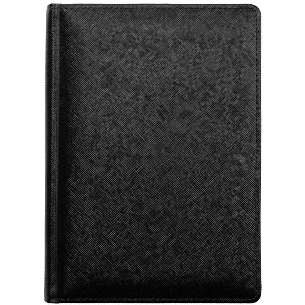 Ежедневник Linen, недатированный, черный / Миниатюра WWW (1000)