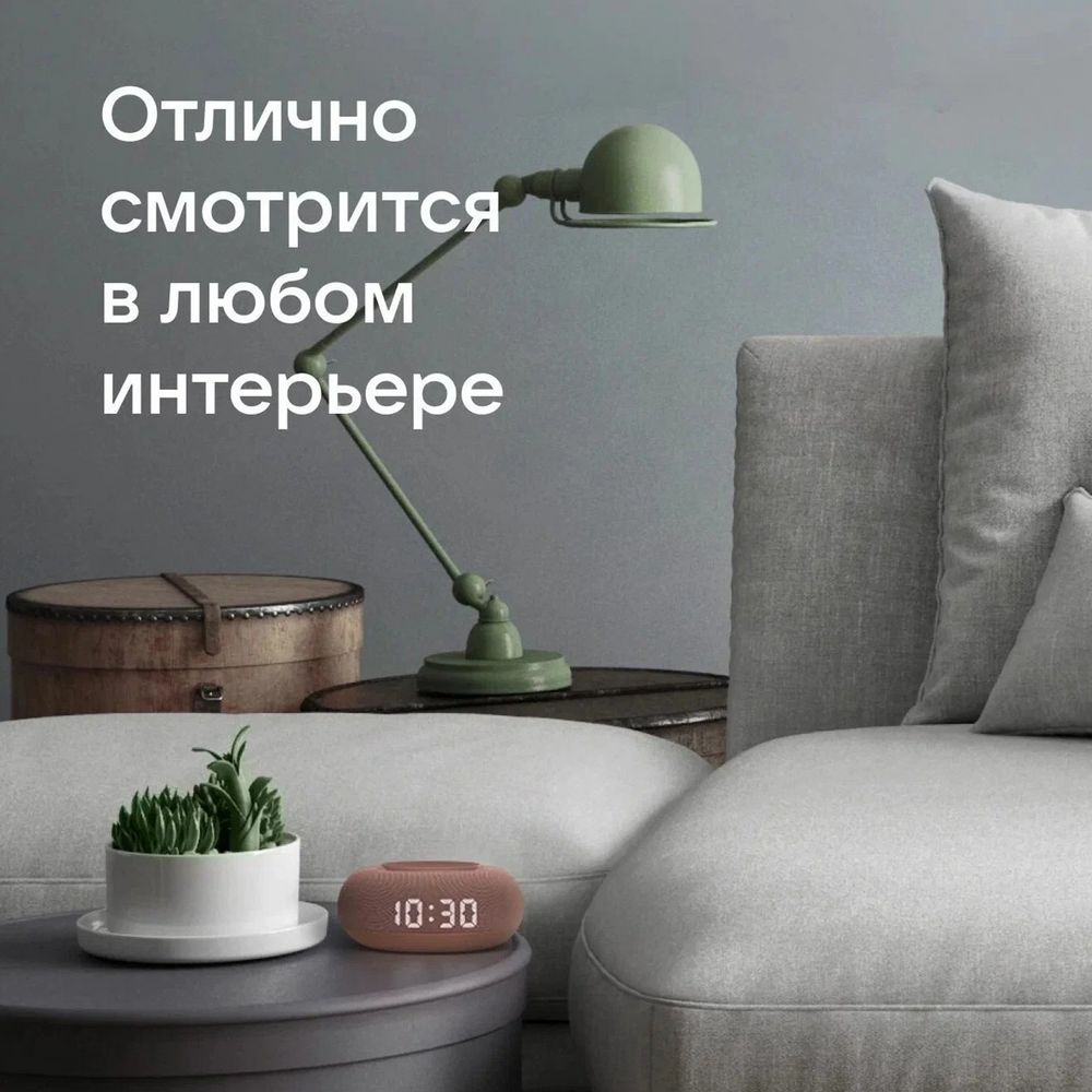 Умная колонка «Капсула Мини» с помощником «Маруся», терракотовая / Миниатюра WWW (1000)