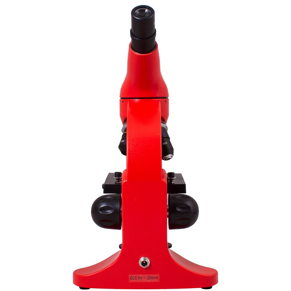 Монокулярный микроскоп Rainbow 50L с набором для опытов, красный / Миниатюра WWW (1000)