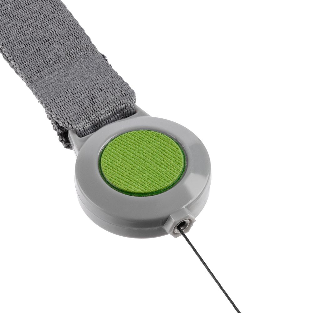 Чехол для карточки с лентой и ретрактором Devon, зеленый / Миниатюра WWW (1000)