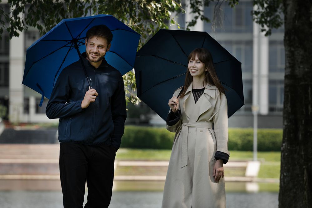 Зонт складной Monsoon, ярко-синий / Миниатюра WWW (1000)